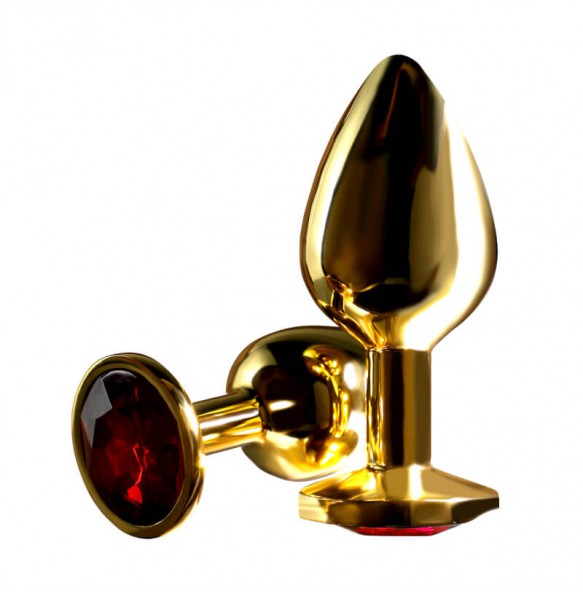 MizzZee - Gold Plated Diamond Anal Butt Plug (Small Size)